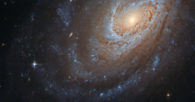 NASA Hubble Captures a spiral Galaxy